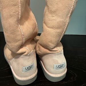 UGG Beige Suede Boots